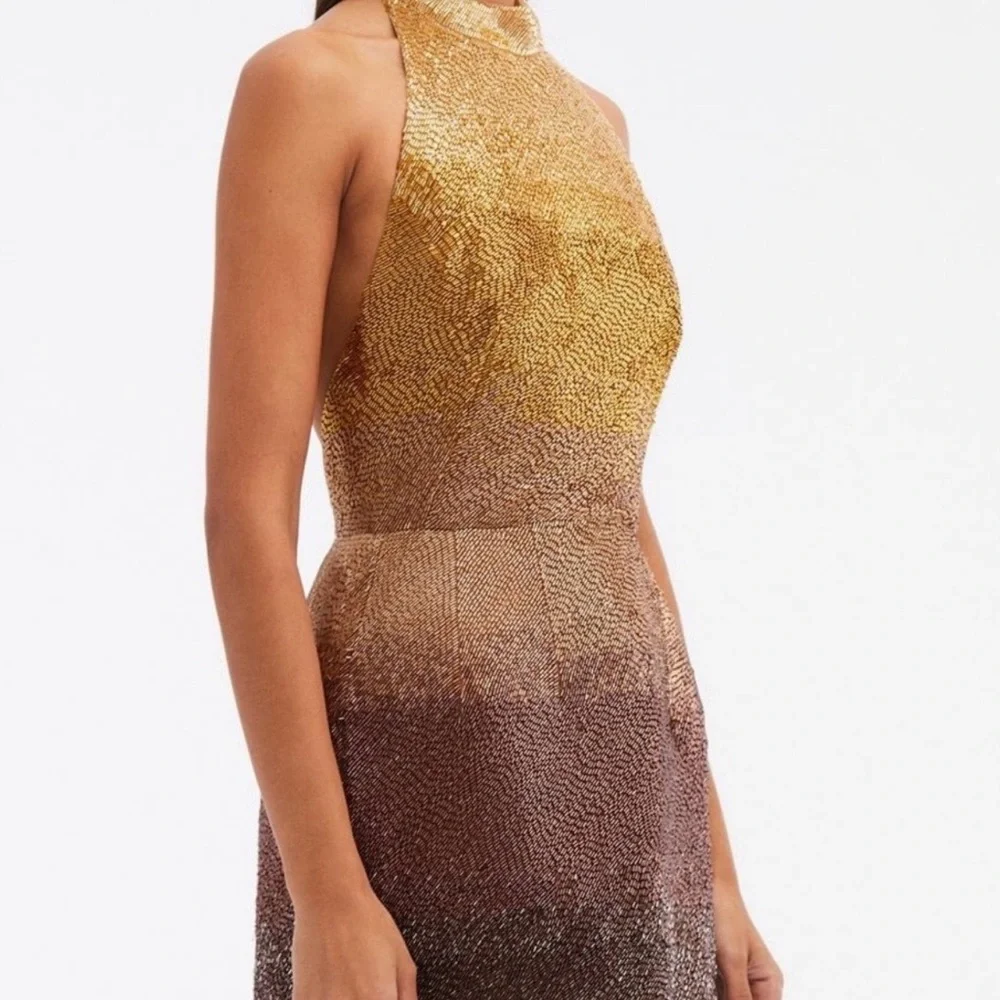 Oscar De La Renta Beaded Dress - Picture 9 of 13